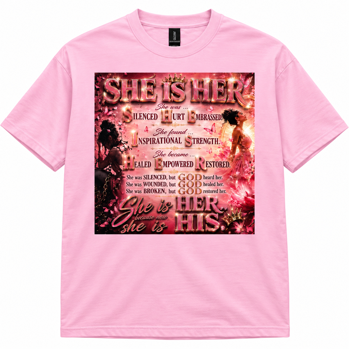 She Is HER Pink Tee