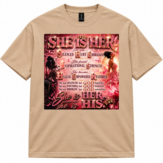 She Is HER Tan Tee