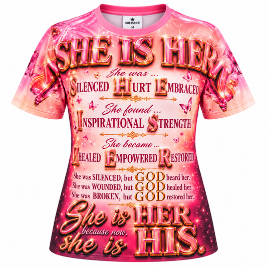 She Is HER White All Around Tee