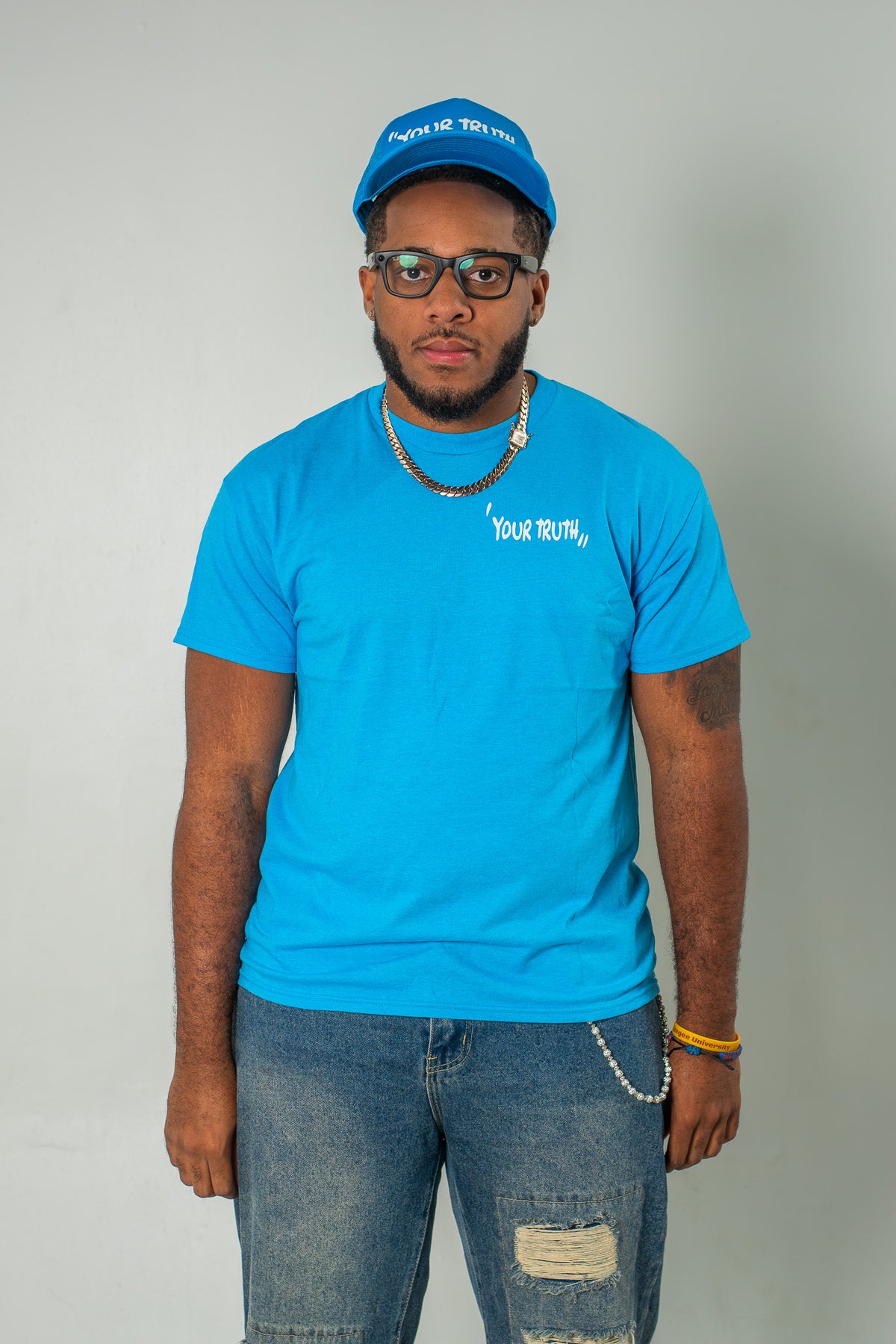 "Your TRUTH" Blue Tee