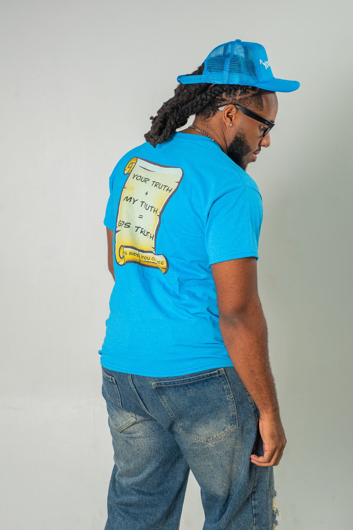 "Your TRUTH" Blue Tee